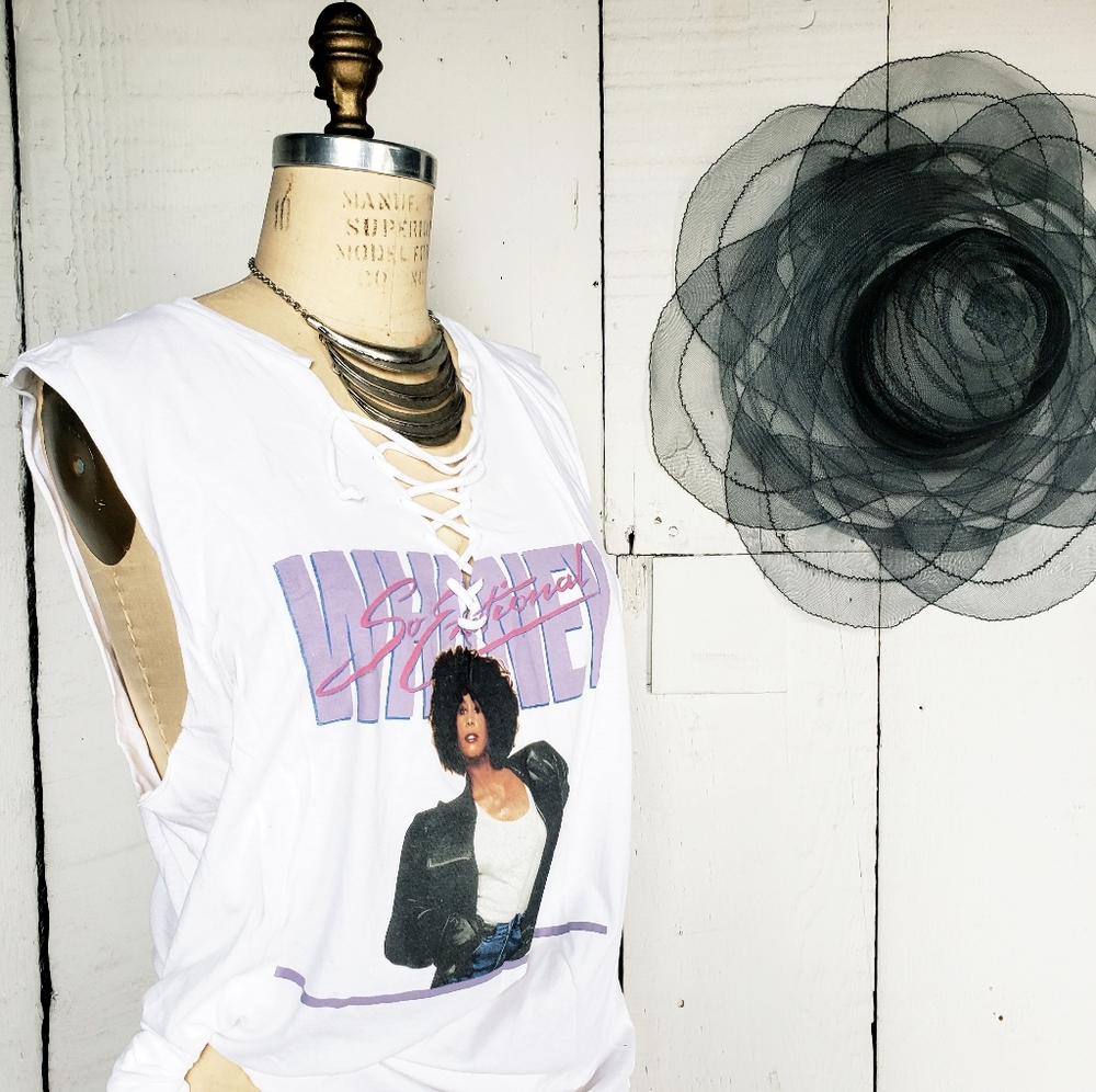 Whitney Houston So Emotional Sleeveless T, Sz XL